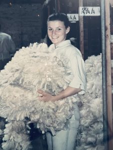 Early days learning in the woolshed Early days learning in the woolshed